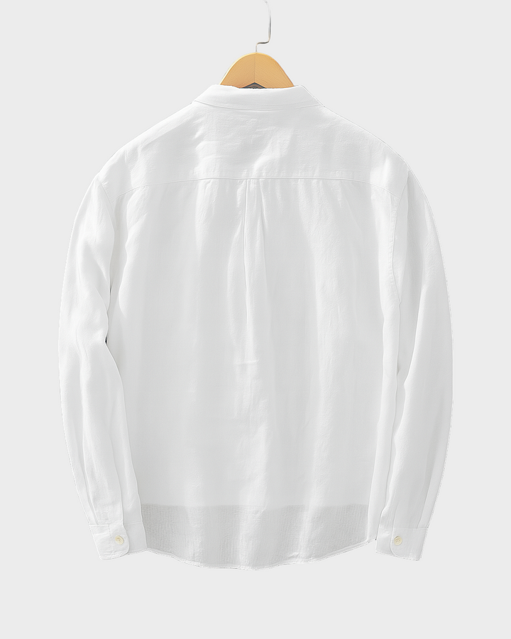 Antuan - Cămaşă Confortabilă cu Buzunar Frontal