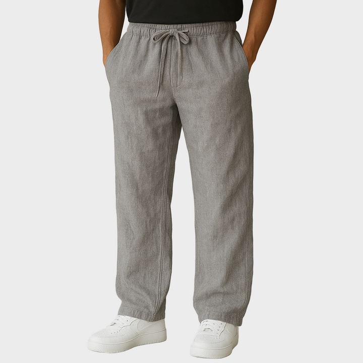 Darius - Pantaloni Eleganți Din In