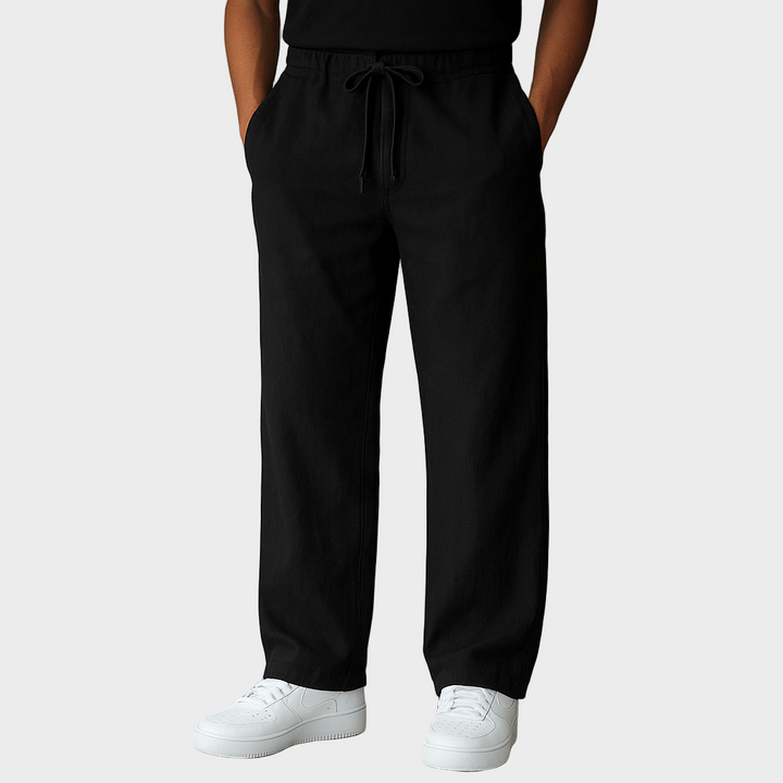 Darius - Pantaloni Eleganți Din In