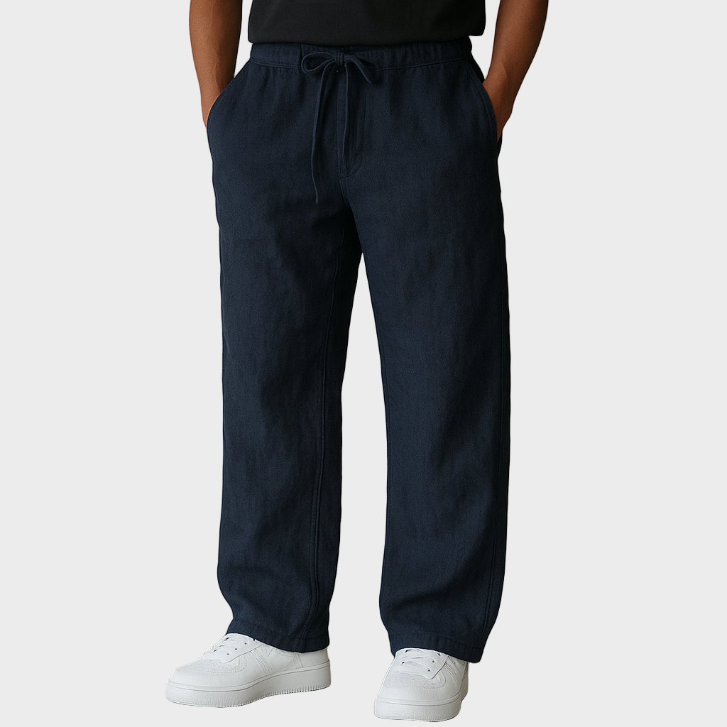 Darius - Pantaloni Eleganți Din In