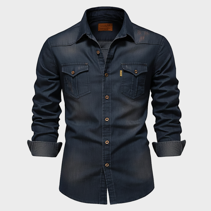 Alexandru - Cămașă din denim de înaltă calitate