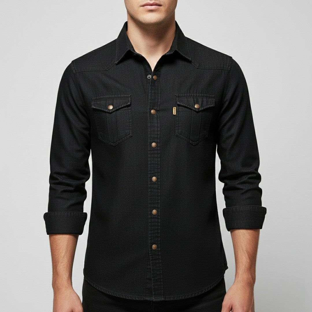 Alexandru - Cămașă din denim de înaltă calitate