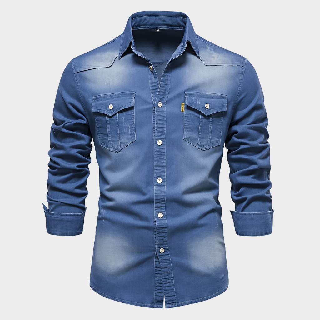 Alexandru - Cămașă din denim de înaltă calitate
