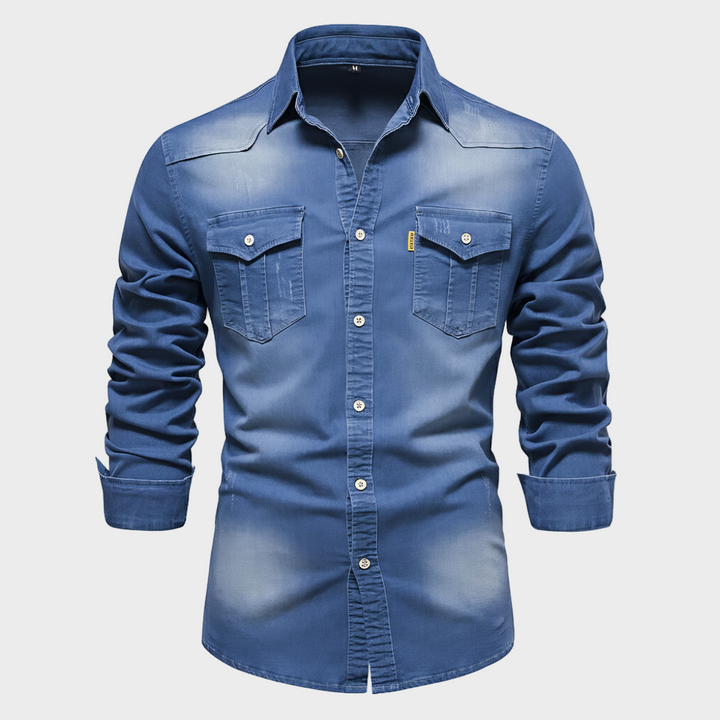 Alexandru - Cămașă din denim de înaltă calitate