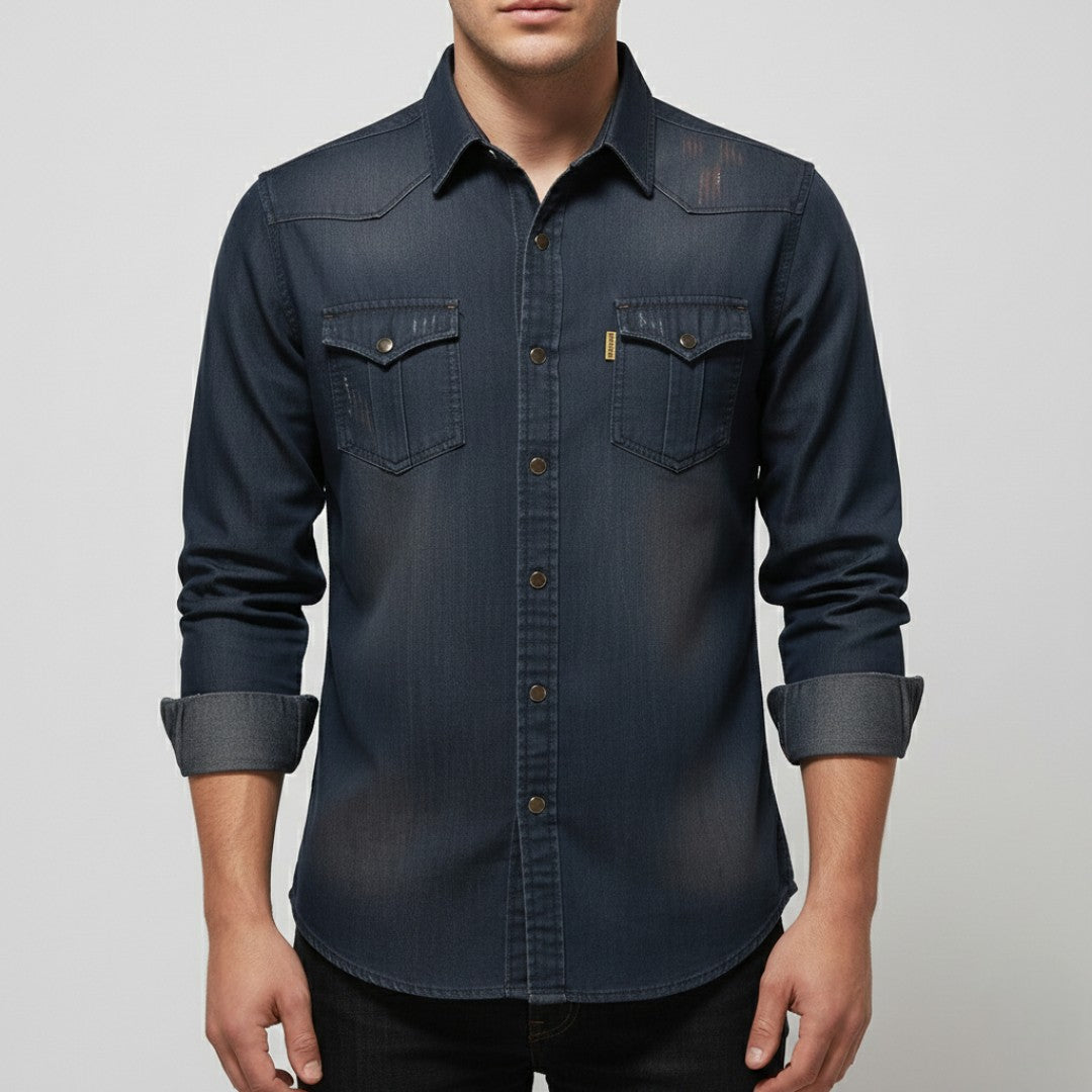 Alexandru - Cămașă din denim de înaltă calitate