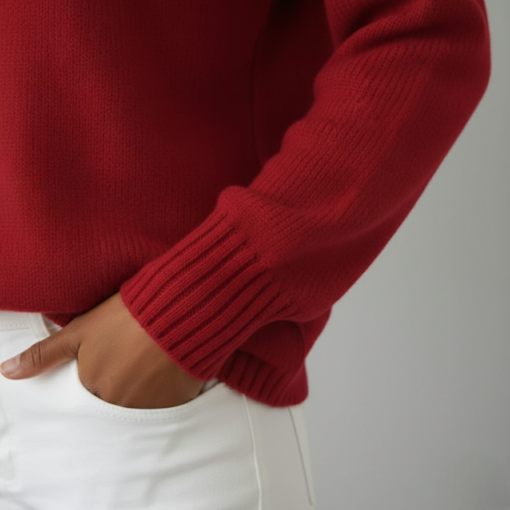 Elena - Pulover moale cu guler