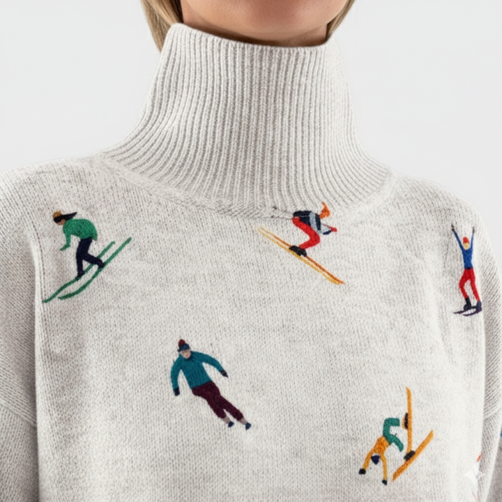 Daisy | Pulover Chic cu Guler Înalt