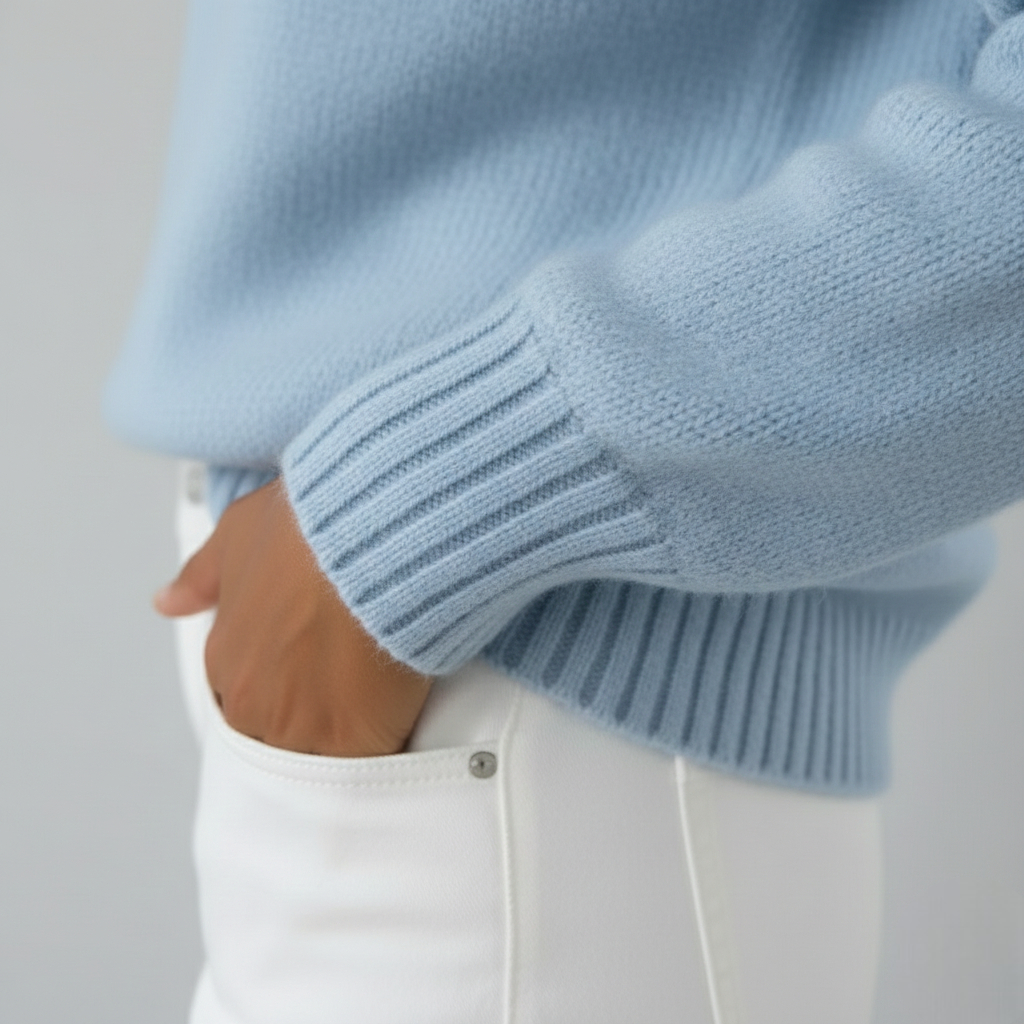 Elena - Pulover moale cu guler