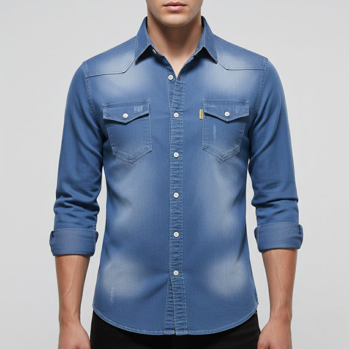 Alexandru - Cămașă din denim de înaltă calitate