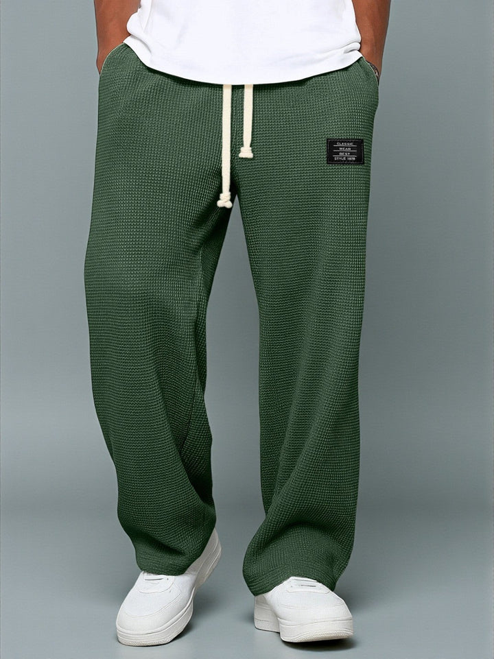 Robert - Pantaloni cu croi larg și talie reglabilă