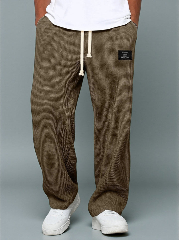 Robert - Pantaloni cu croi larg și talie reglabilă