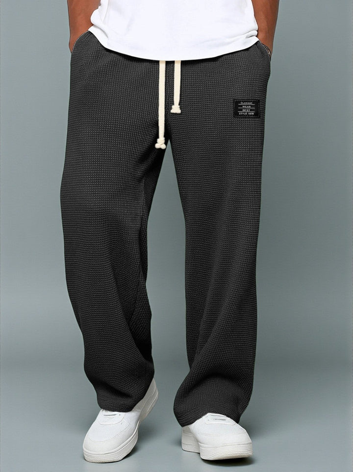 Robert - Pantaloni cu croi larg și talie reglabilă