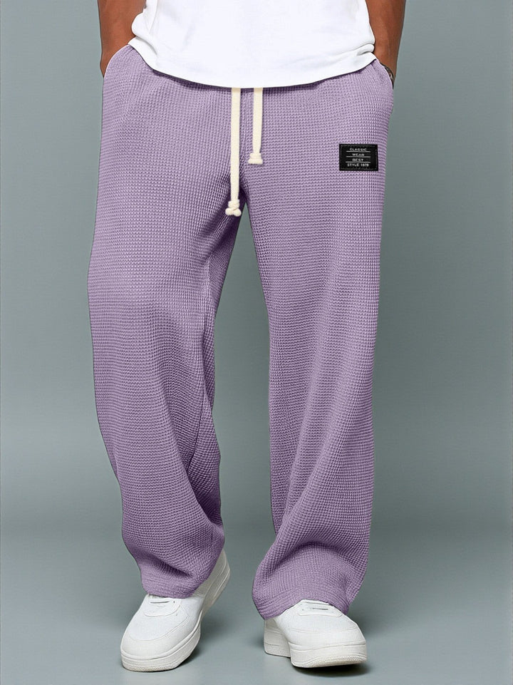 Robert - Pantaloni cu croi larg și talie reglabilă