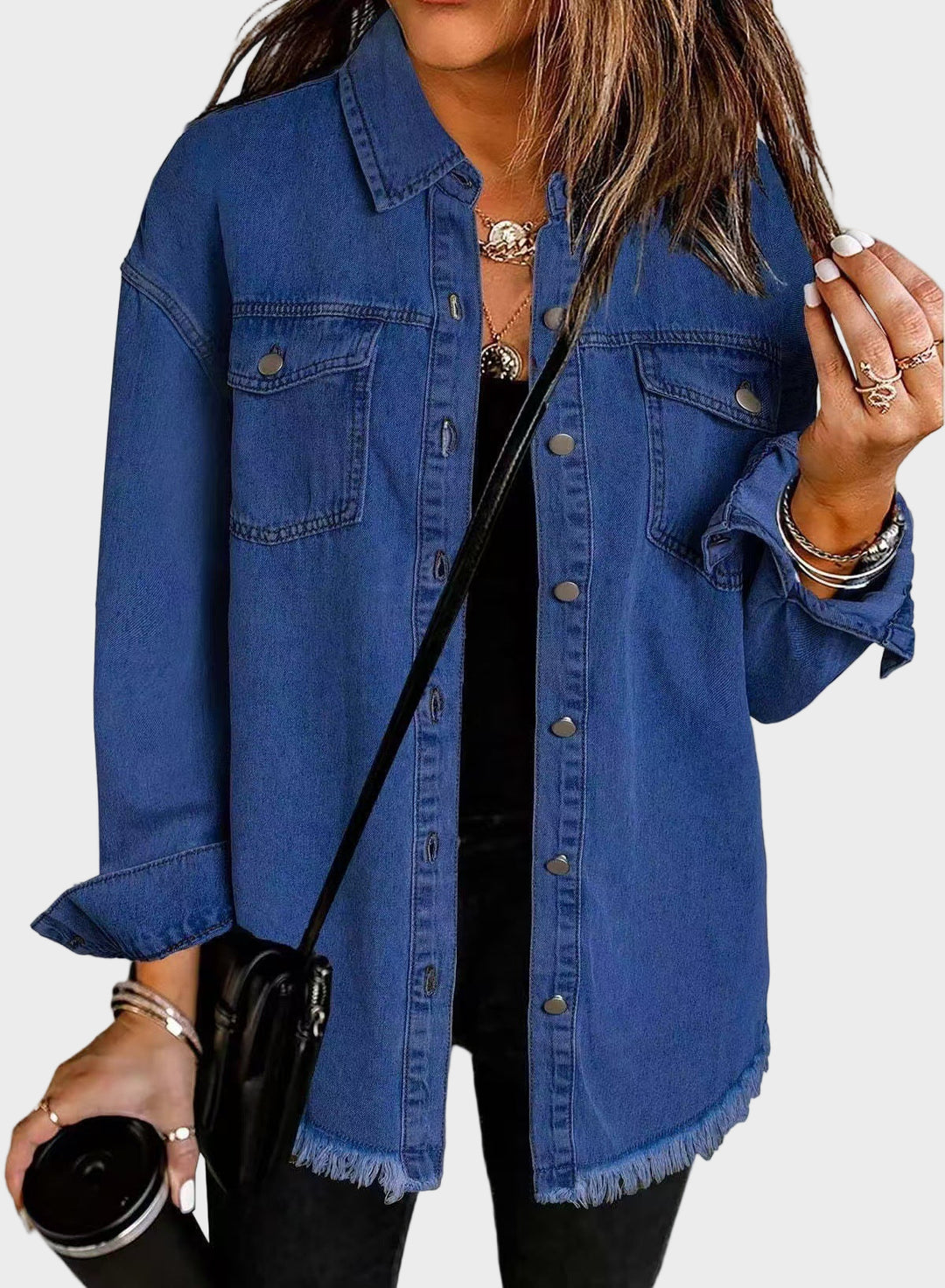 Roxana - Jachetă oversized din denim