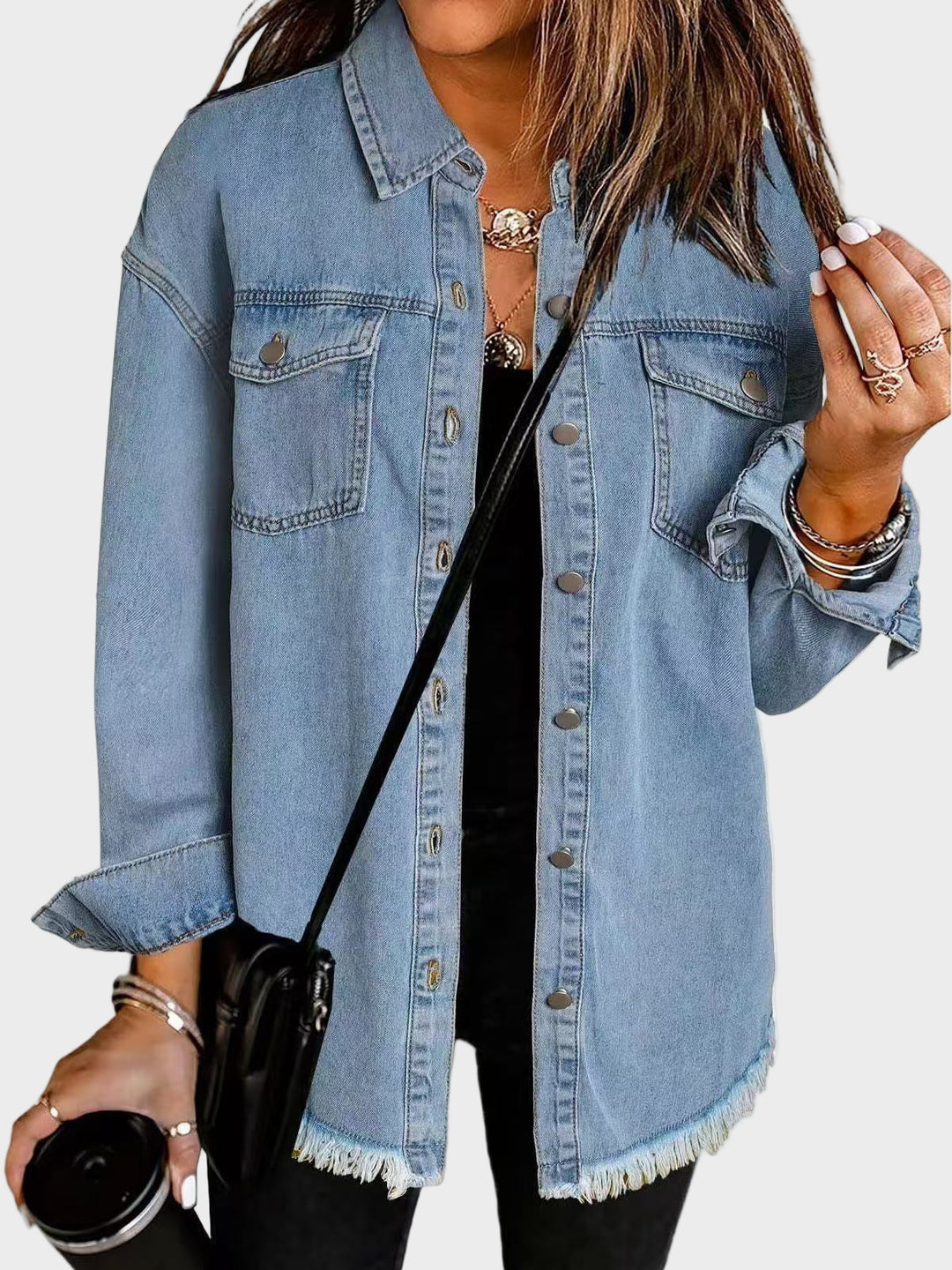 Roxana - Jachetă oversized din denim