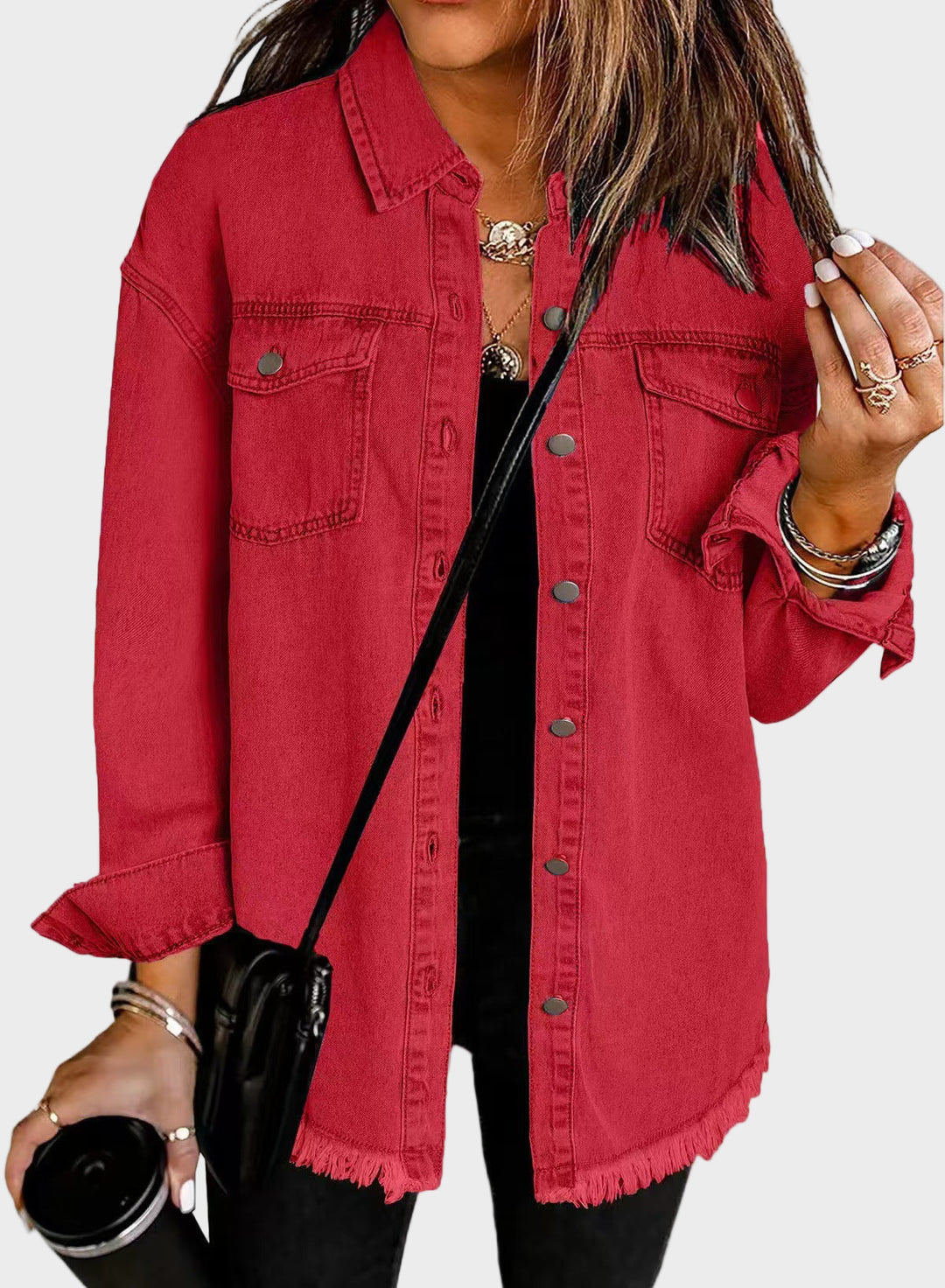 Roxana - Jachetă oversized din denim