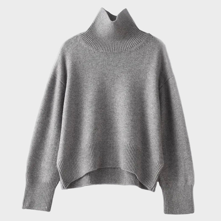 Elena - Pulover cu Guler Înalt