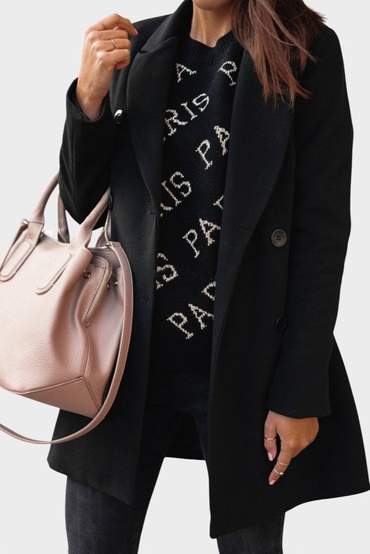 Teresa - Palton Elegant cu Rever