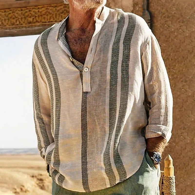 Yano – Cămașă din in vintage pentru bărbați