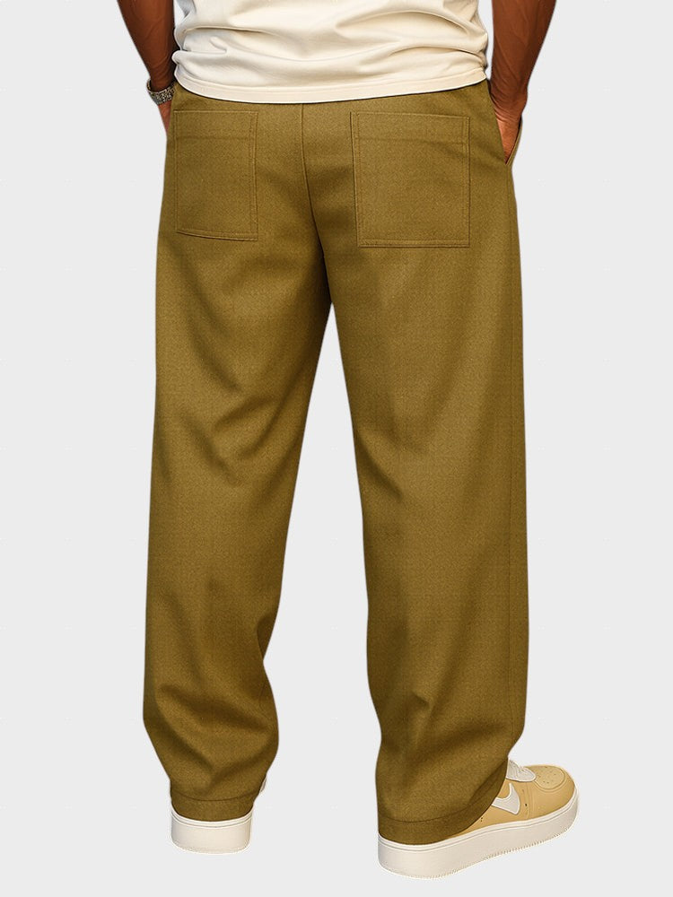 Dumitru - Pantaloni eleganți cu șnur de strângere