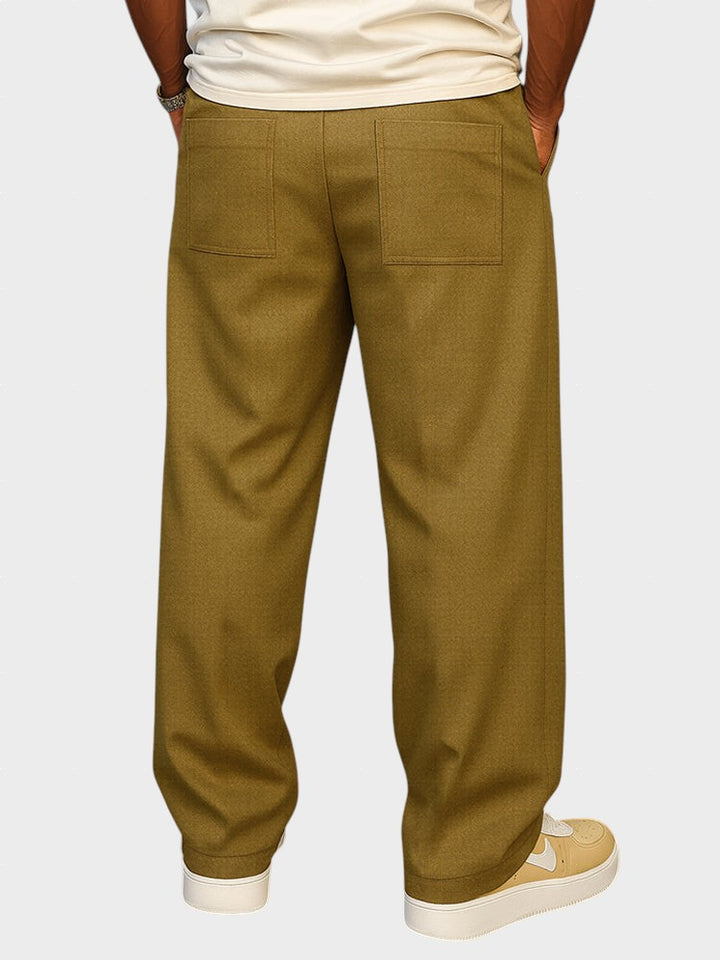 Dumitru - Pantaloni eleganți cu șnur de strângere