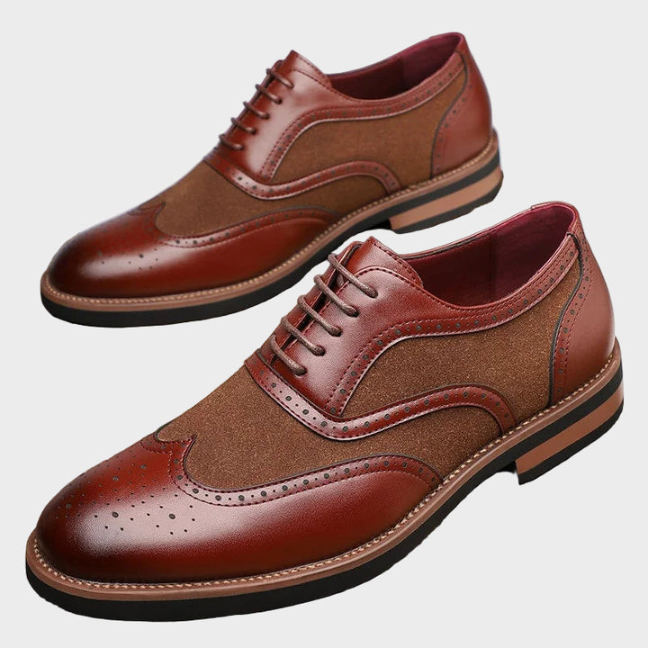 Marian - Pantofi Oxford în Două Nuanțe