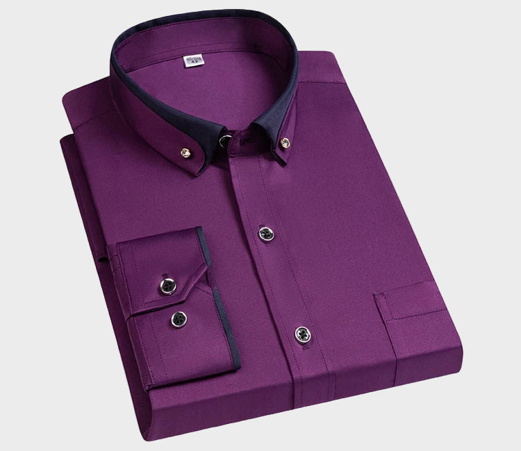 Anton - Cămașă clasică cu mânecă lungă