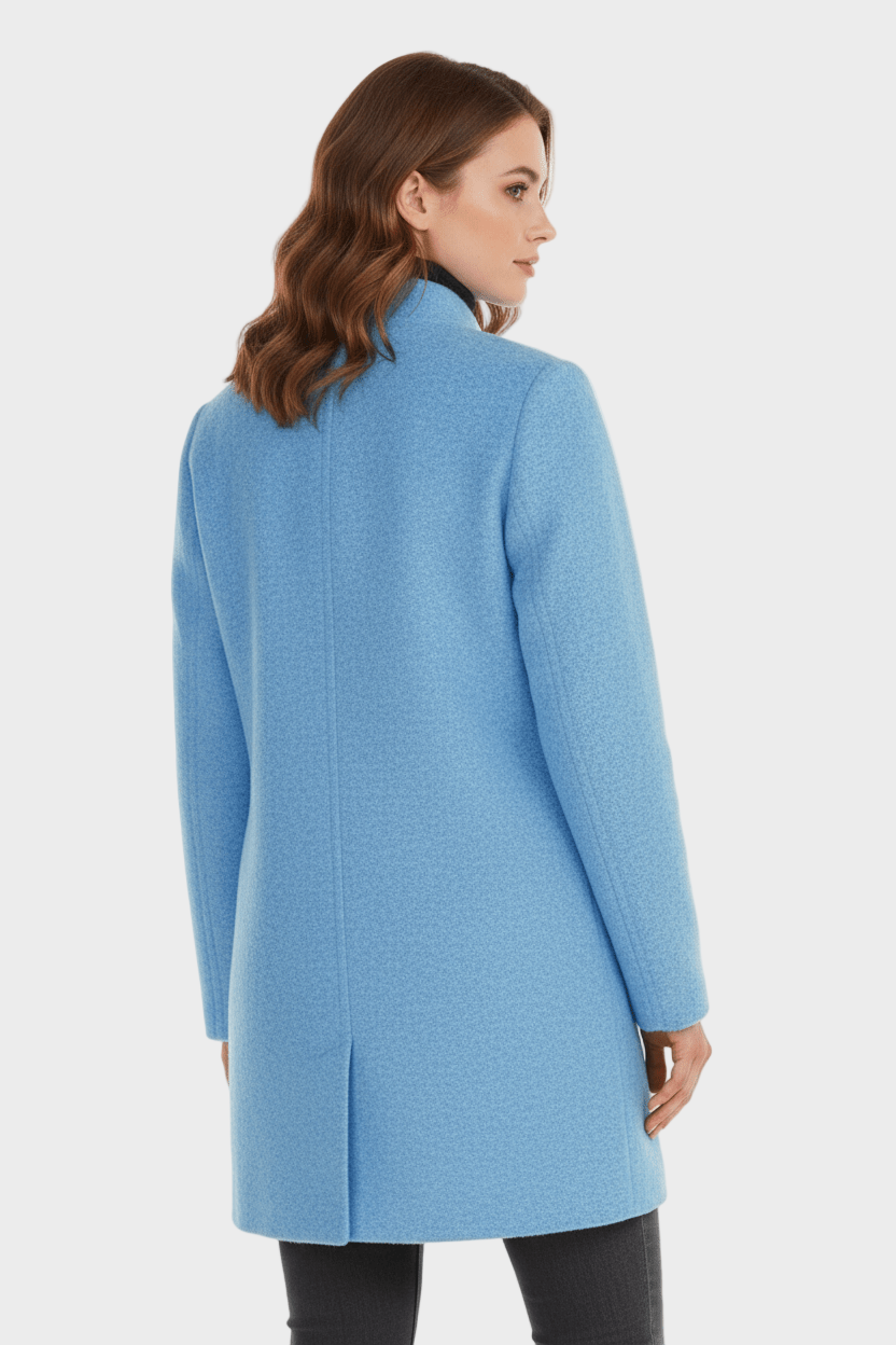 Anastasia - Palton cu guler în picioare și buzunare