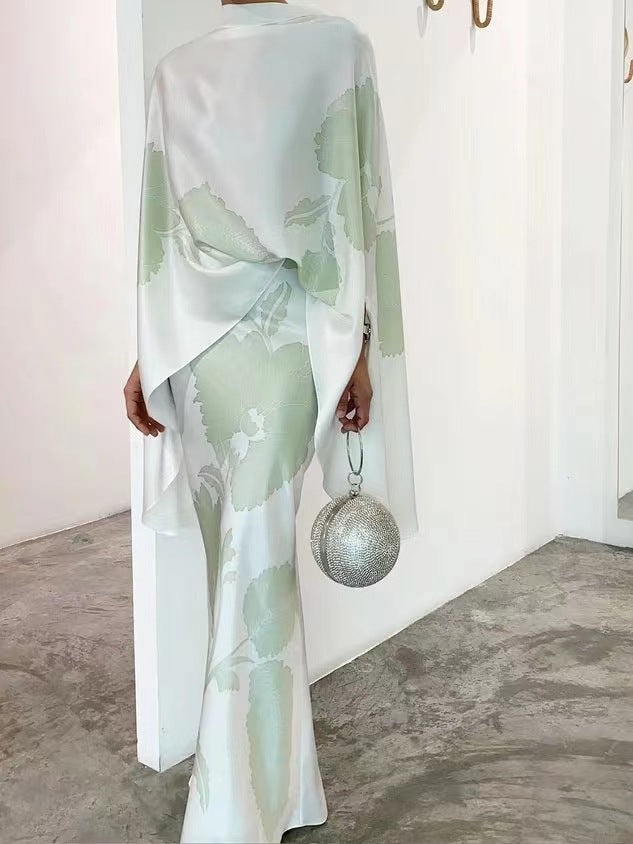 ALTHEA – COSTUM LARG IMPRIMAT ȘI STILAT