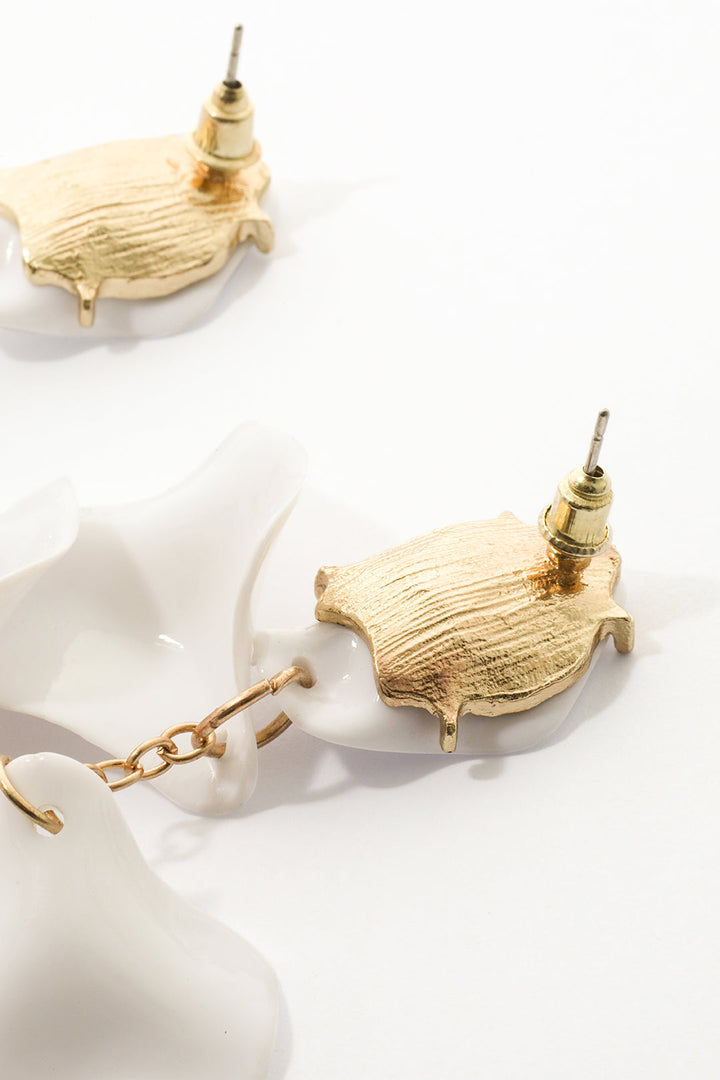 Amelia – Cercei cu petale de orhidee