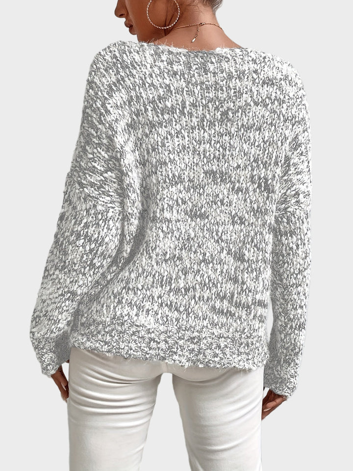 Chryselda - Pulover Casual Cu Mâneci