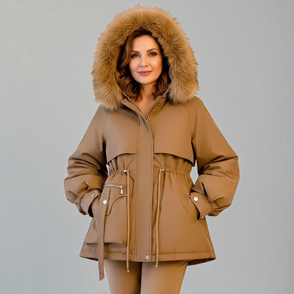 Cătălina - Geacă de iarnă călduroasă cu fleece