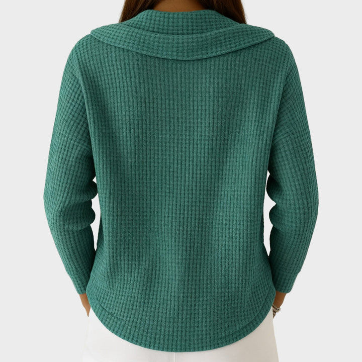 Aurora – Pulover elegant cu gulerul căzut