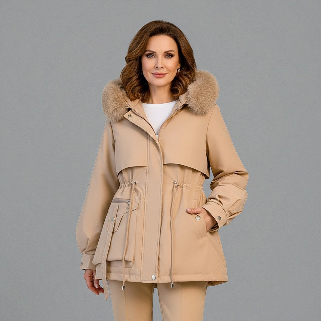 Cătălina - Geacă de iarnă călduroasă cu fleece