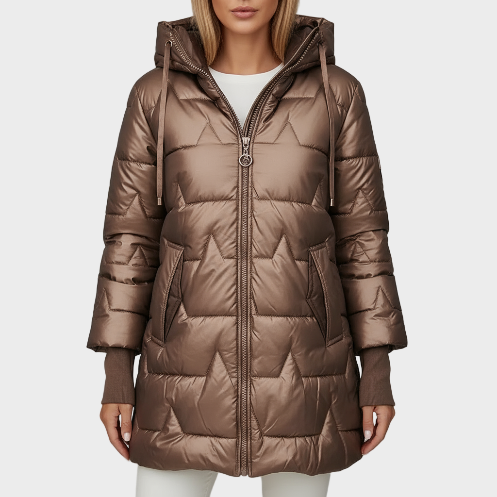 Ruxandra - Haină de iarnă cu glugă