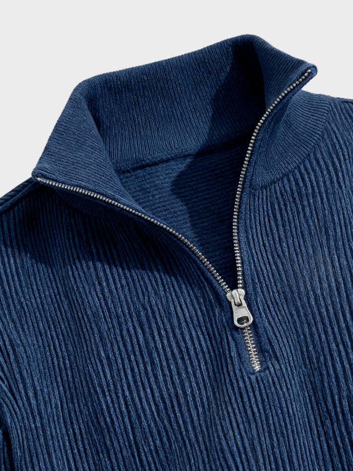 Adrian – Pulover premium cu fermoar