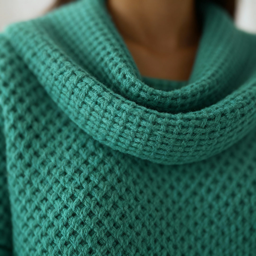 Aurora – Pulover elegant cu gulerul căzut