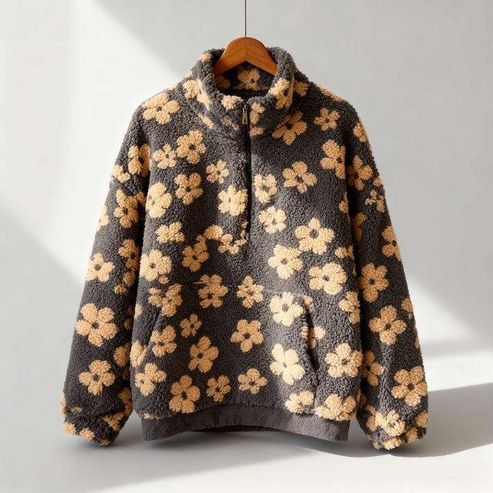 Carmen - Pulover cu imprimeu floral