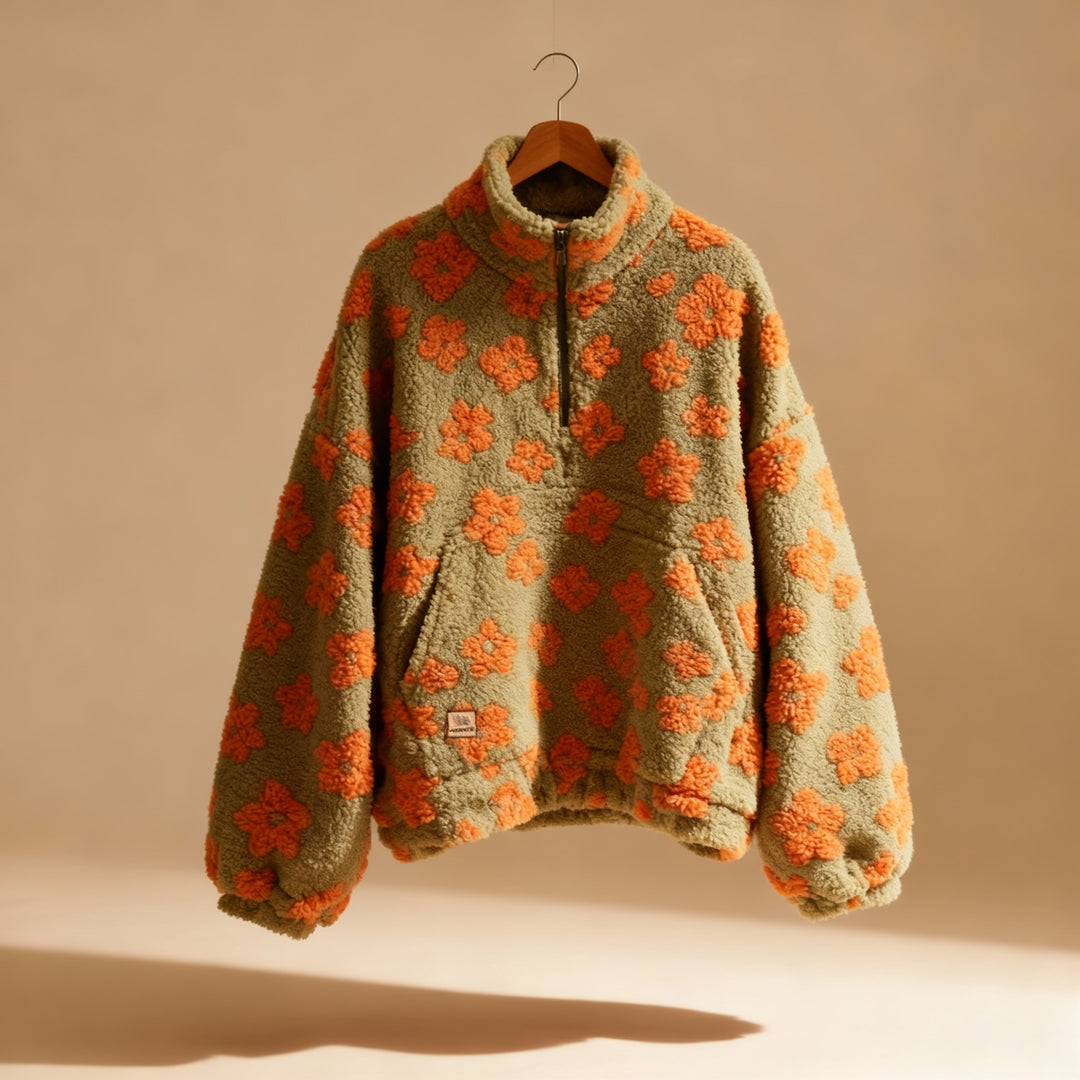 Carmen - Pulover cu imprimeu floral