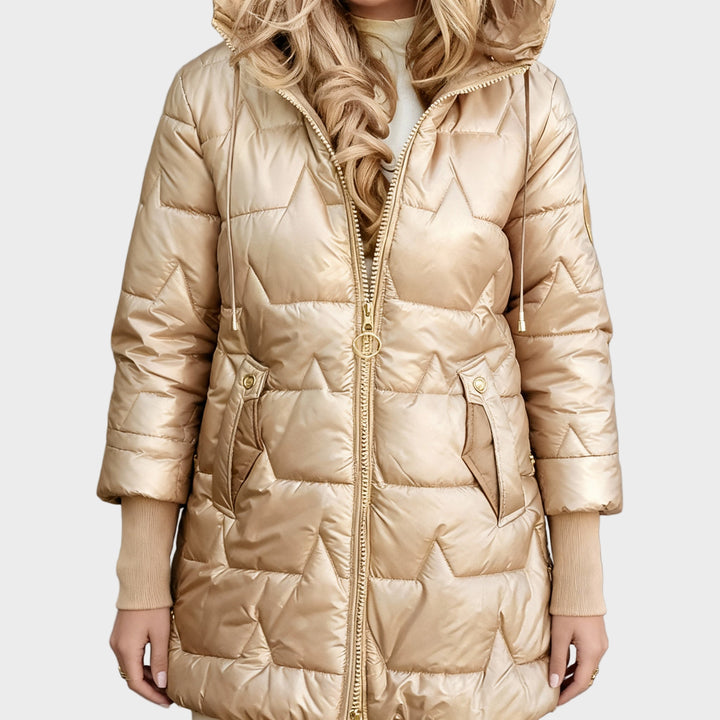 Ruxandra - Haină de iarnă cu glugă