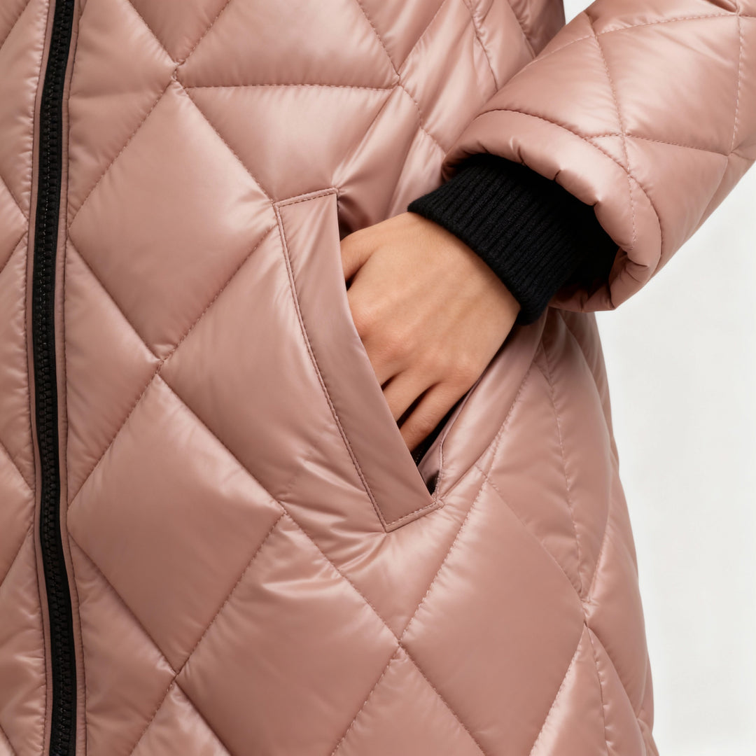 Ana - Palton matlasat elegant