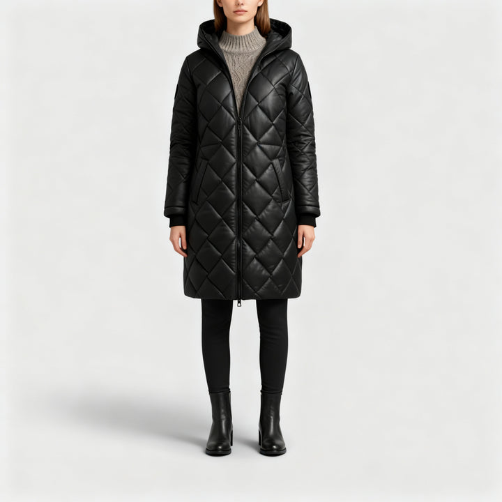 Ana - Palton matlasat elegant