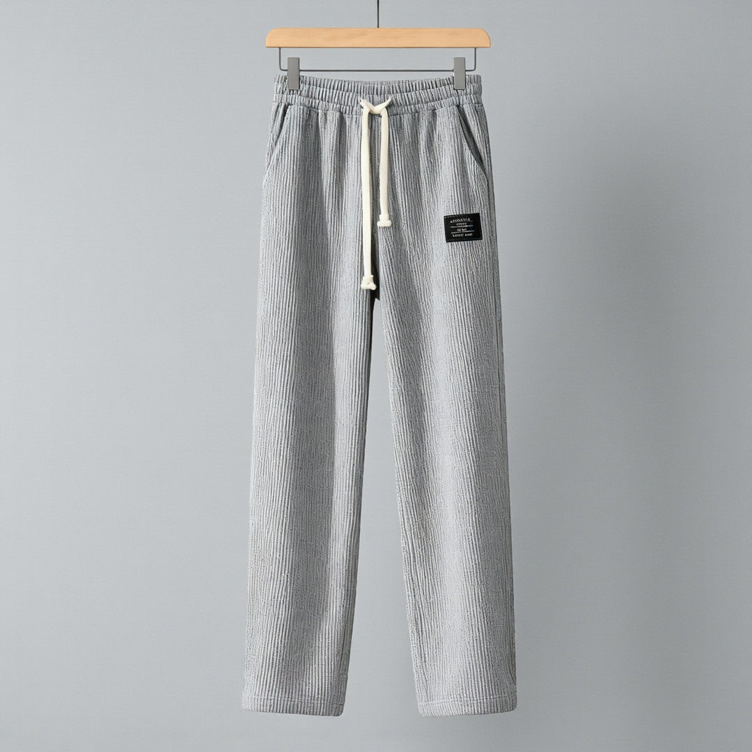 Robert - Pantaloni cu croi larg și talie reglabilă