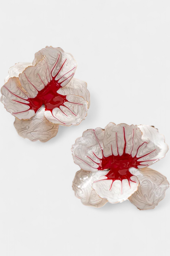 Elena – Cercei florali geometrici