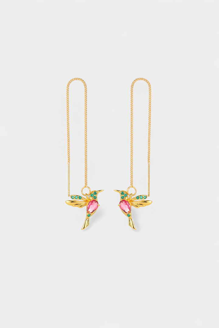 Anca – Cercei lungi cu motiv pasăre