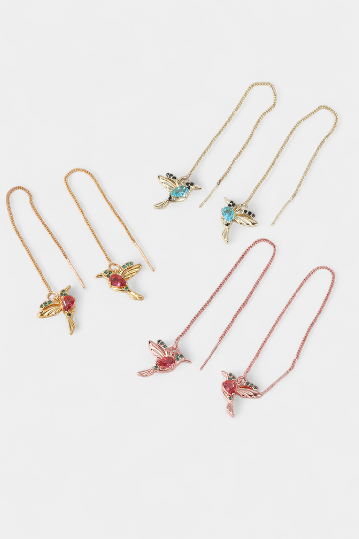 Anca – Cercei lungi cu motiv pasăre