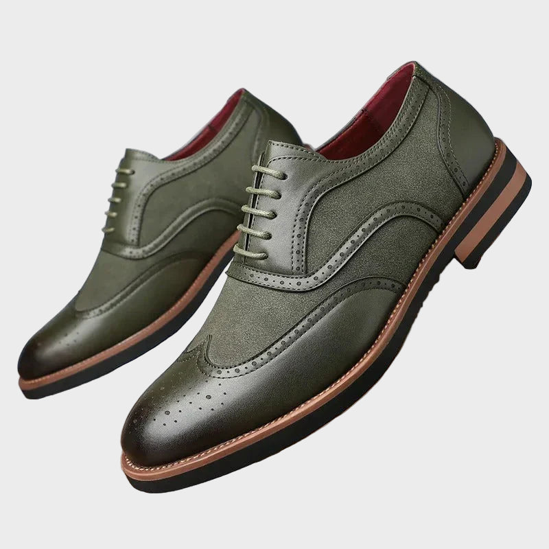 Marian - Pantofi Oxford în Două Nuanțe