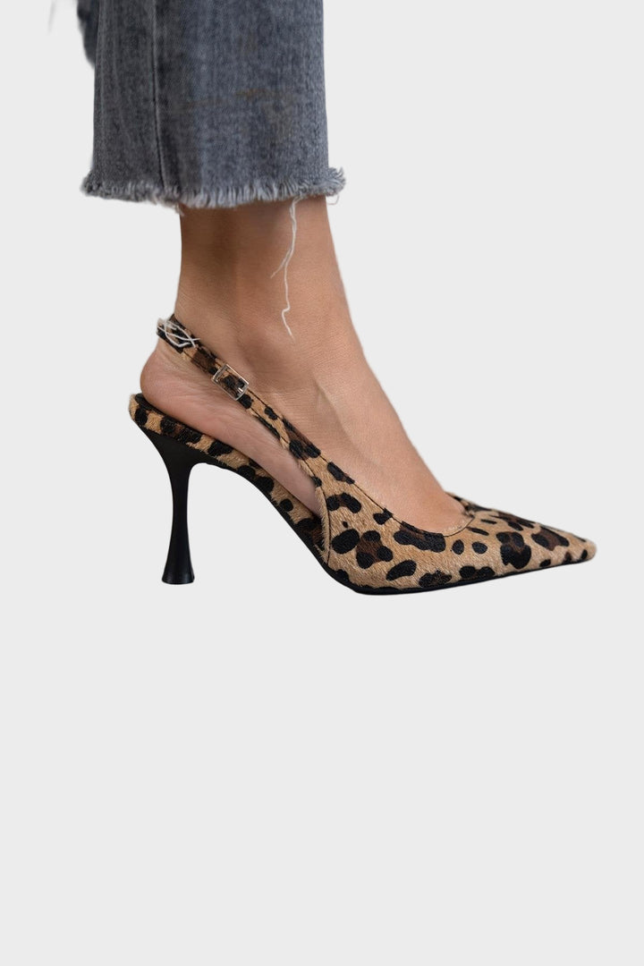 Ana - Pantofi cu Imprimeu Leopard