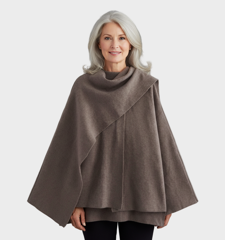 EVELINA - Poncho Elegant Sezonier