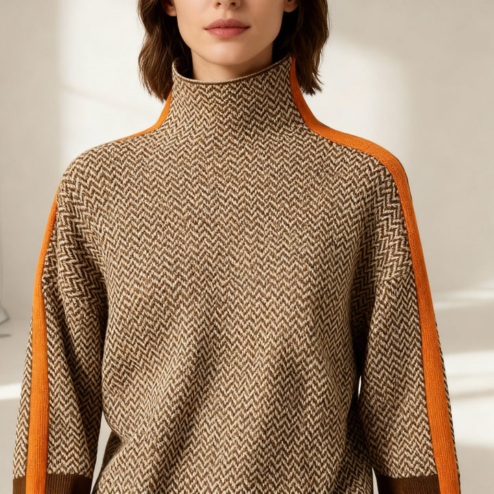 Loredana - Pulover cu guler înalt
